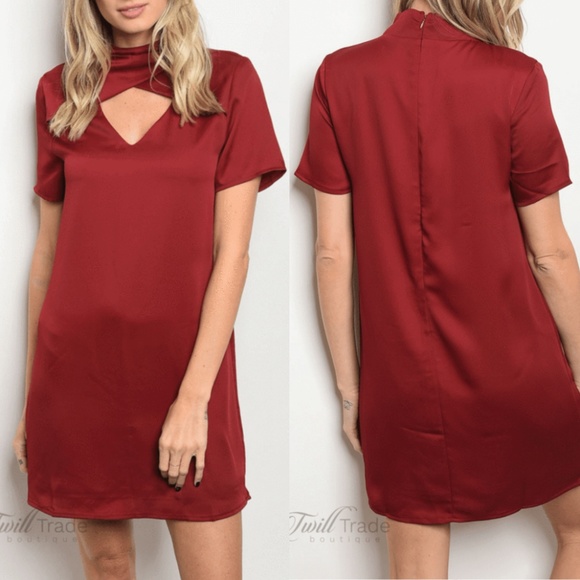 Love Riche Dresses & Skirts - Wine Shift Dress {LoveRiche}